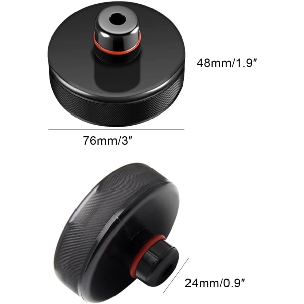 Set med 4 Lyftkuddar Jack Pads för Tesla Model 3/Y/X/S med Förvaring