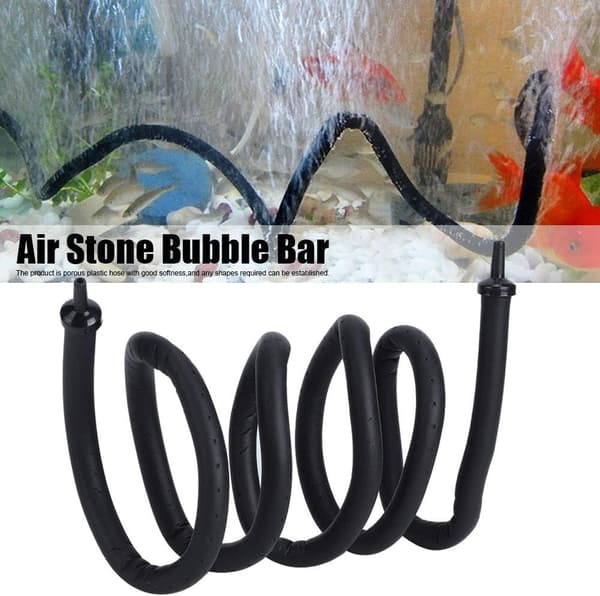 Akvarium Luftbubbelbar (120cm) Plast Fällbar Vägg Luftdiffusor
