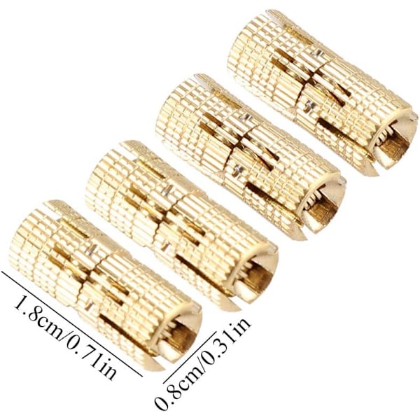 Messinki Piilotetut Saranat, Kupari Piilotettu Lieriösarana Piilotetut Kuparisaranat Korurasialle Lahjarasialle 8mm