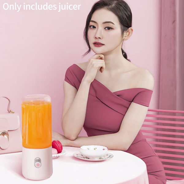 Bärbar Blender, 500ml Personlig Mini Flaska Blender Resa Juice