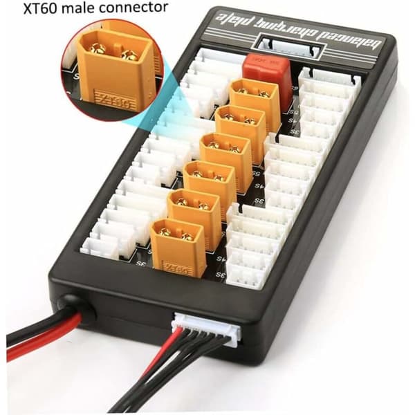 XT60 T-Bug 2-6S Lipo Batterilader Parallell Balansert Lading C
