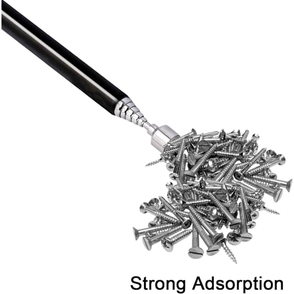 Teleskopisk magnet, magnetisk stang, magnetisk opsamler, teleskopisk magnet i rustfrit stål, teleskopisk magnetisk stang, teleskopisk magnetisk opsamlingsværktøj,