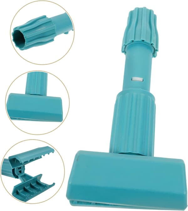 2 stk Moppklips Gulvmoppklemme Mopphåndtak Erstatning Mopp Erstatningsklemme Mopphåndtak Del Mopphode Klemmer Mopphode Klips Mopp Erstatningsholder Mopp M