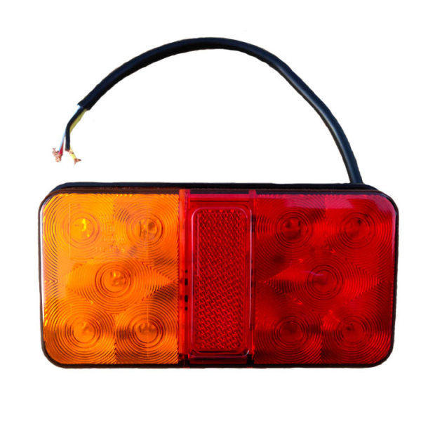 2 stk Multifunksjons LED Baklys 10-30v Vanntett Blinkende Parkering