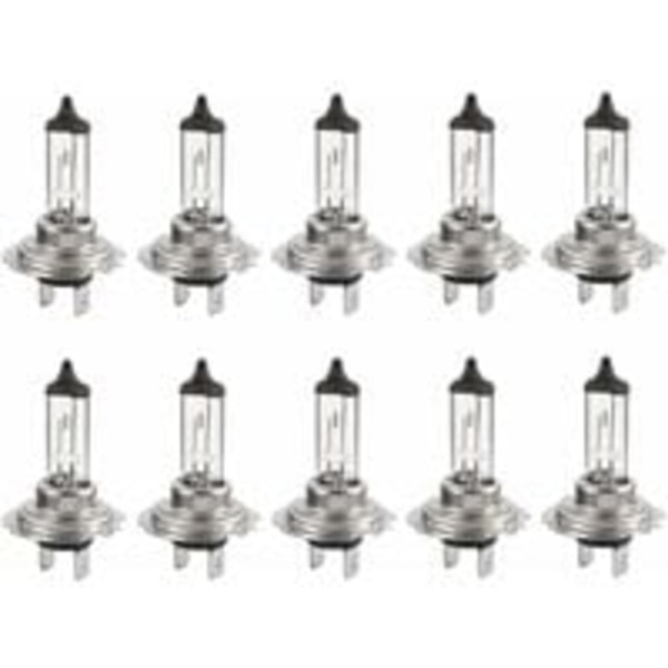 10 stk. 12V H7 55W LED Halogen Pærer Varmt Hvid Holdbar Bil Høj Stråle