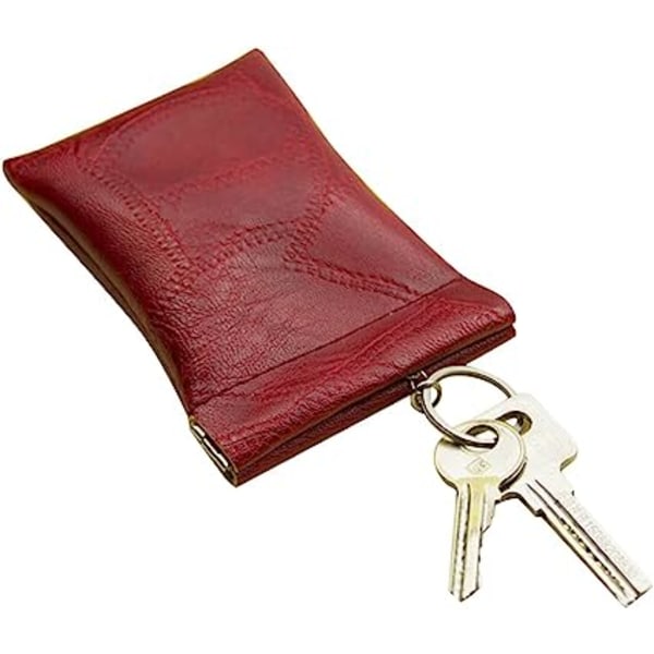 (Rött) case, case i PU-läder, midjepåse, nyckelväska