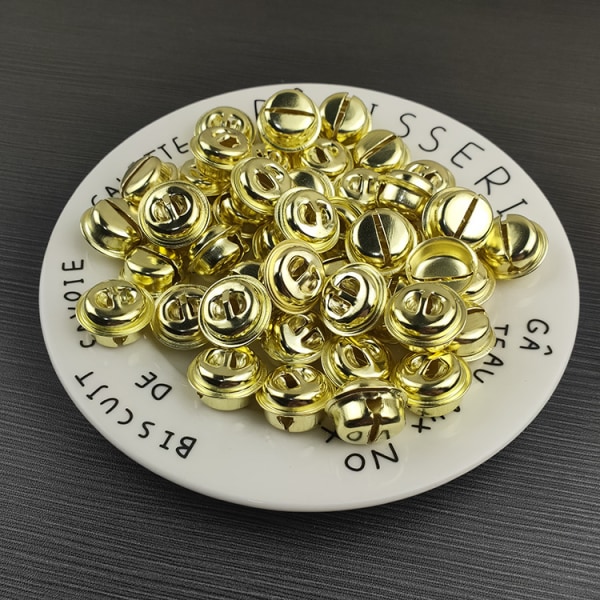 100 kpl 18mm Tiny Bells Golden Bells Metal Jingles Chime -tarvike