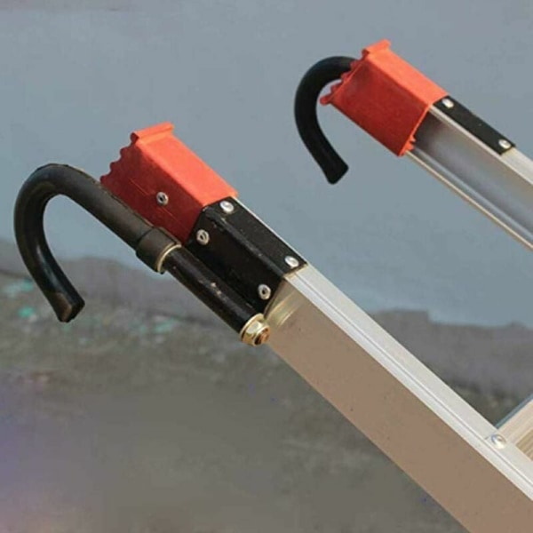 Teleskopisk stige krok stabilisator spacer (svart), 2 stk tak krok