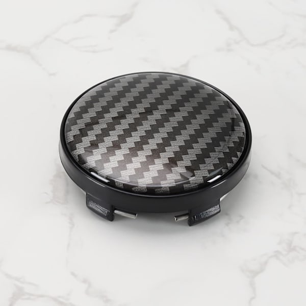 4 kpl 60 mm auton pyörän navan keskihatut hiilikuitu-kuviolla