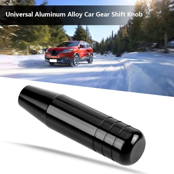 13 Cm (den svarta) Växelspaksknopp, Universal Aluminum Alloy Car Ma