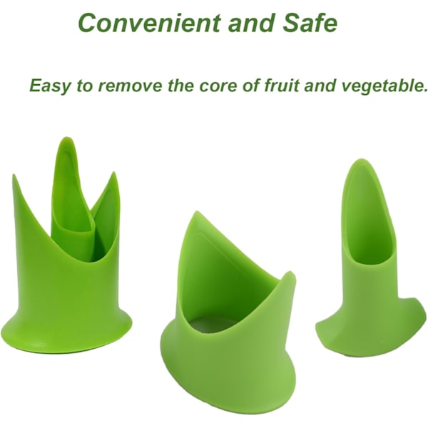 2 st/set Pepparkärnare Chilipeppar Frön Tomater Frukt Grönsaker Kärnseparator