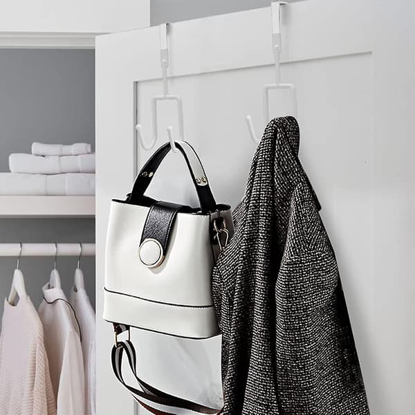Dørkroker - 4 Pakker Heavy Duty Organizer Over Døren