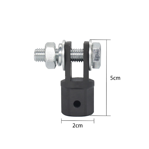 Saksjack adapter 1/2\" krom-vanadin stål kugle