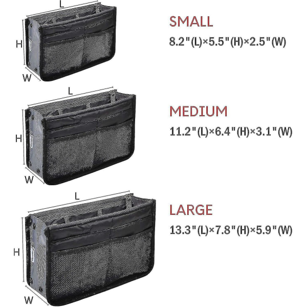 Veske Organizer Insert For Håndvesker Bag Organizers Inside Tote Po