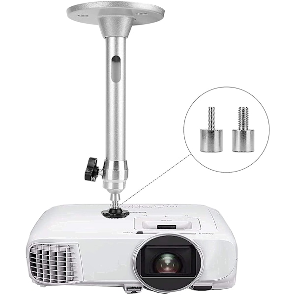 Projektorbeslag Loftbeslag Universal Videoprojektorbeslag til Mini Projektor Beslag Rotation 90° 360° Væghængt Loftbeslag M