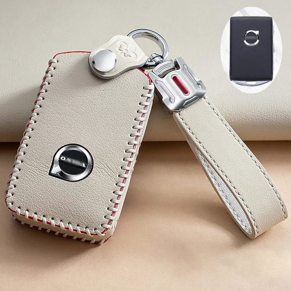 1kpl auton case (valkoinen) auton avaimen cover Volvo S90:lle