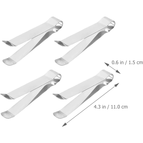 4 stk. Candle Wick Trimmer Rustfrit Stål Wick Clipper Cutter Saks Tang Rækker Dybt Ind i Lys for at Klippe Brugte Væger Tillader Renere Brænding og Sod B