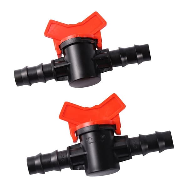 12 stycken bevattningsventiler - 16 mm rör PE bevattningsventil