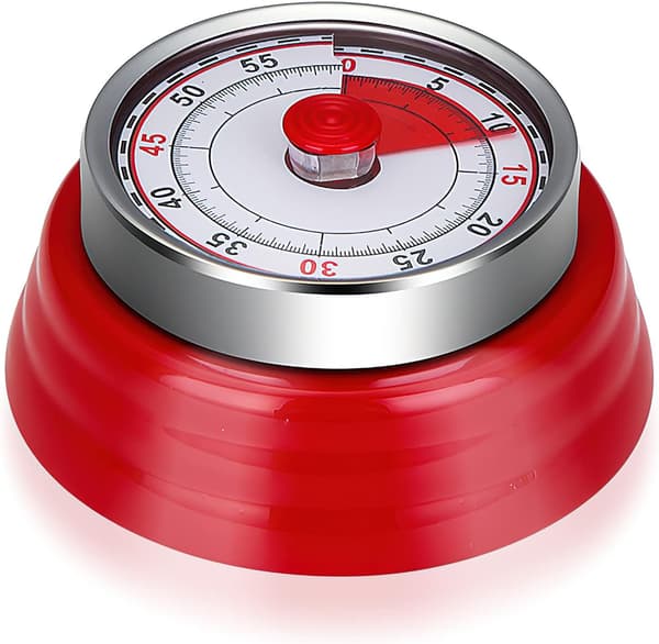 Visuel analog timer, 60-minutters visuel analog timer-værktøj, mekanisk og magnetisk timer, tidsstyring for børn og voksne