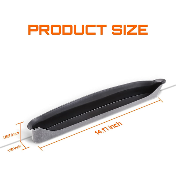Oppbevaringsbrett for passasjer 2 deler, 2018-2023 Jeep Wrangler