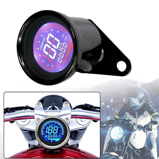 1 stk. Digitalt speedometer til motorcykel, speedometer