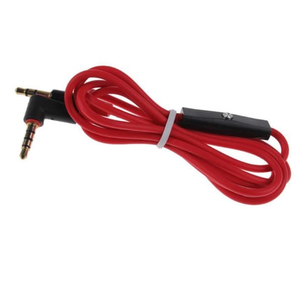 3,5 mm Han/Han Stereo Aux-kabel - Vinklet