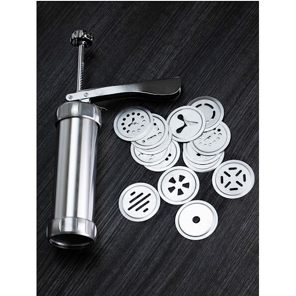 Kageform Sprøjte Sæt (20 stk), Bageudstyr, Aluminium Legering Montering