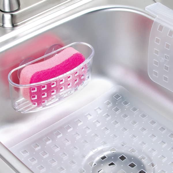 1 st Transparent Sugkopps Hållare och Skrapa i Plast