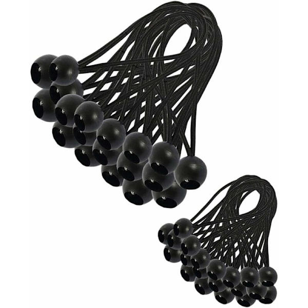 30 stk Elastiske Spennere, Presenningsspenner, Elastisk Bungee
