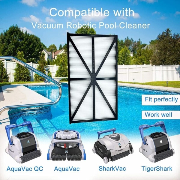 2 kpl puhdistuspatruunoita Tigershark/aquavac RCx70101 -robotille