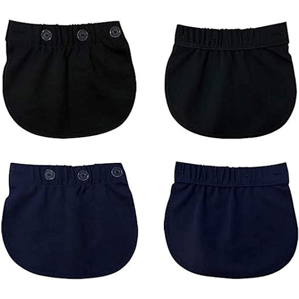 2 färger (2 stycken). Justerbar elastisk midjeutvidgare för graviditet