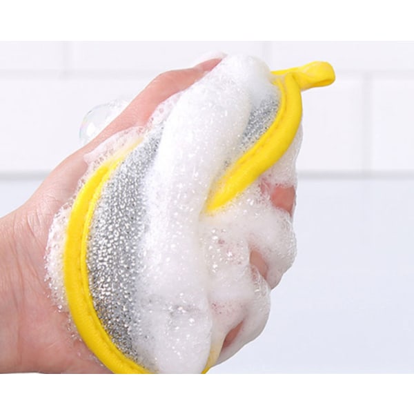 12 Magic Sponge Køkken Opvask Antibakteriel Mikrofiber Vask