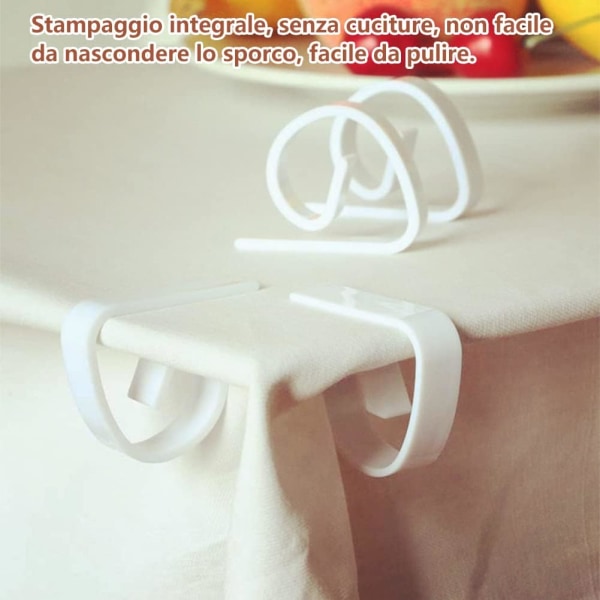 12 stk. Dugklemmer, Dugklemme (hvid og orange), Ta