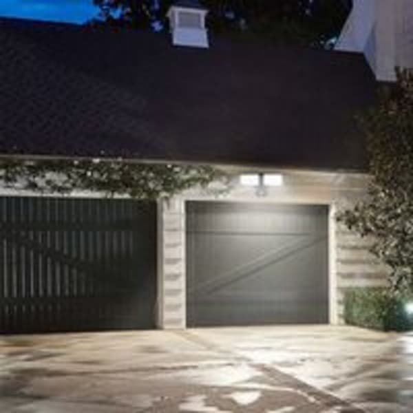 LED Flomlys med Justerbar Bevegelsessensor, Dobbelhode LED Flomlys