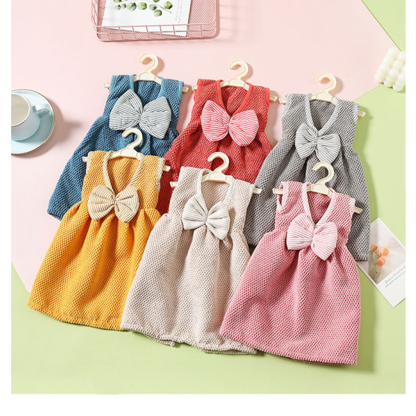 3-delt sød prinsessekjole Børnehåndklæde, Håndklæde, Absorberende Qui