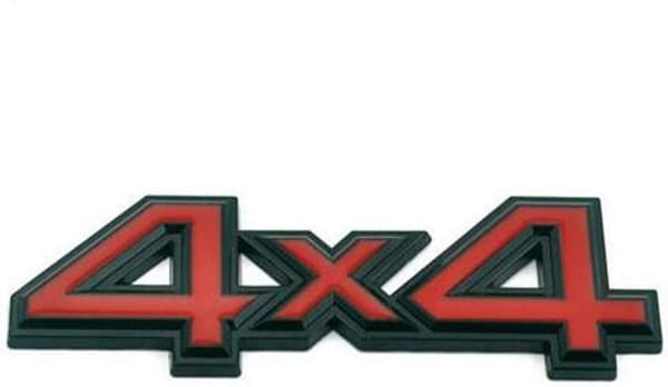 3D Metall 4X4 Firehjulsdrift Bilsticker Emblem Merke for Bil