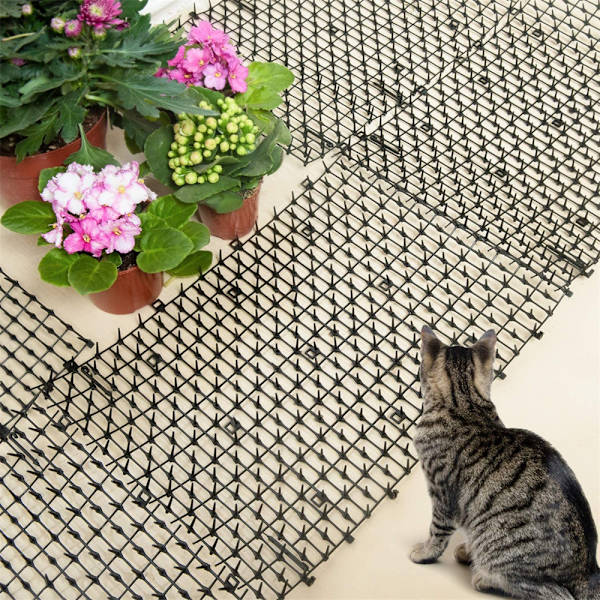 12 stk Anti-Katt Piggmatte Dyretilbehør Hage Anti-Katt Pigg