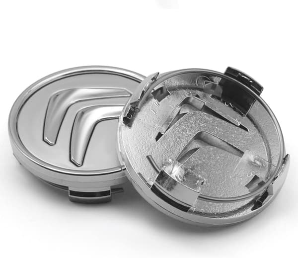4 × 60mm Bilnavkapsler til Citroen C3 C4 C5 Elysee Berling