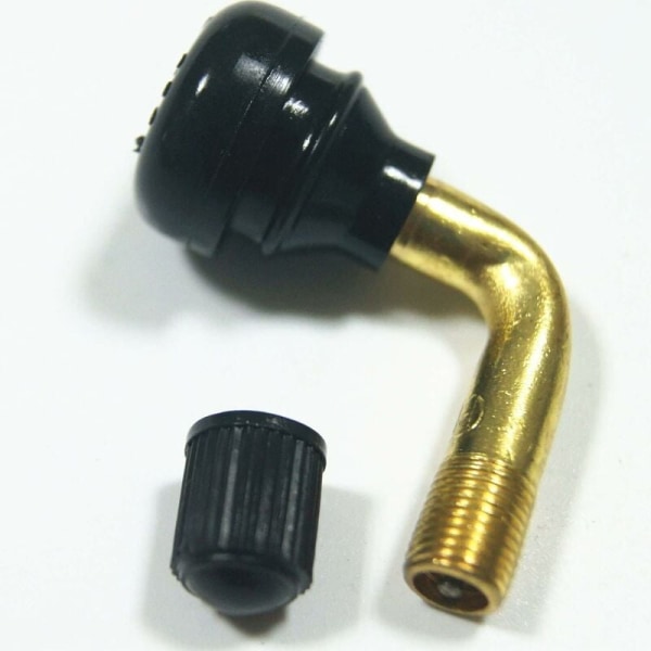 PVR50 Set of 2 Brass 45 Degree Valves with Rubber Base for Scoote