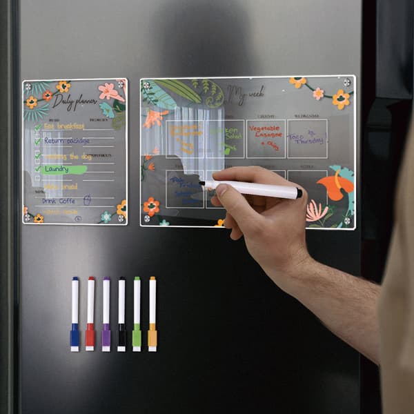 Klar sletbar akryl mini-organizer - Botanique, A3+A4 format