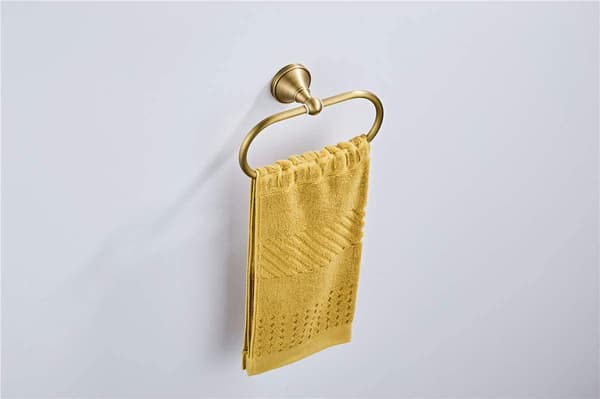 Kjøkkenhåndkle Ring Håndkleholder (Børstet Bronse) Oval Antikk Messing T