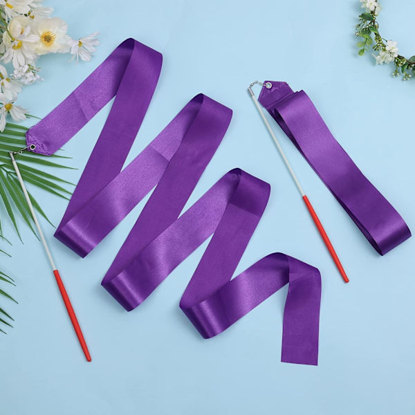 2 x 2 meter snurrande dansband - lila, barnens gymnast