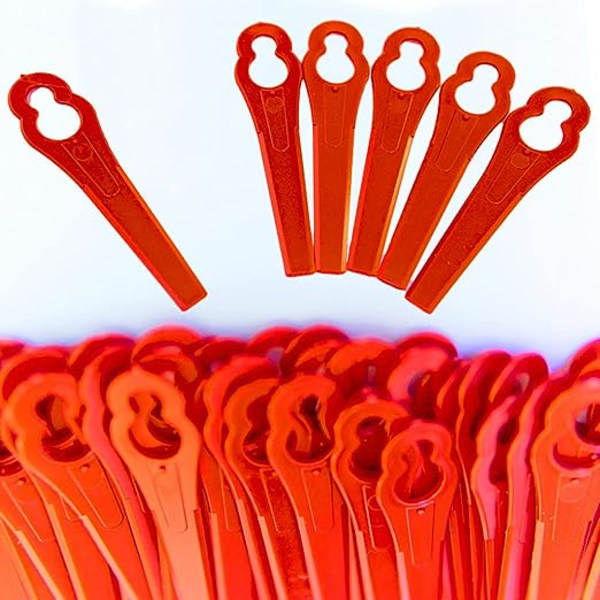 60 st plasttrimmerblad, plastbytesblad, plast