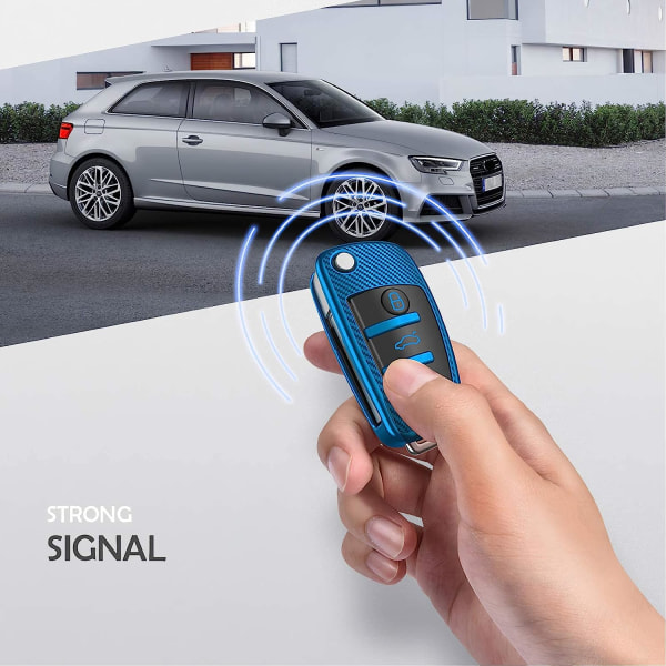 Skyddande skal för Audi bilnyckel - för A1 A3 A4 A6 Q3 Q5 Q7 S3 R