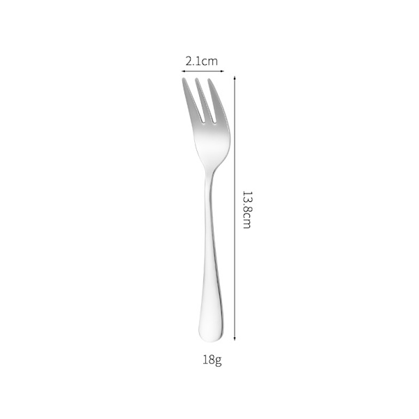 Essentielle Dessertgafler, Rustfrit Stål