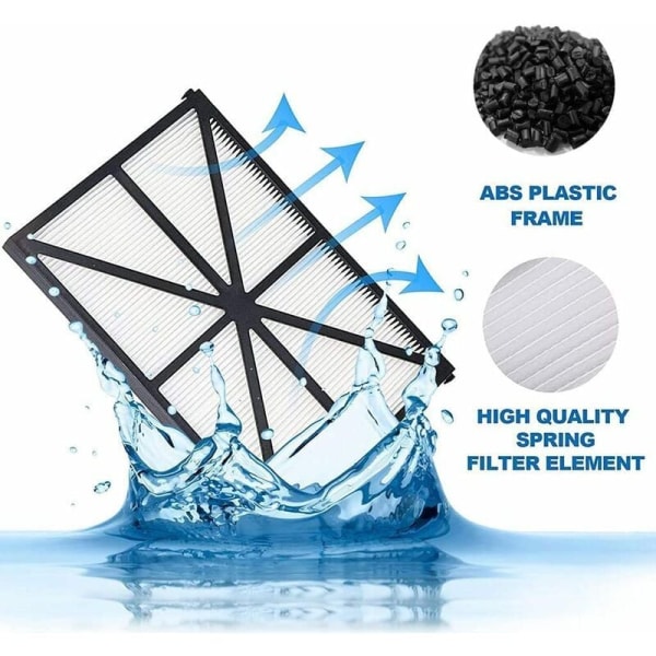 2-pack rengöringskassetter för Tigershark/aquavac RCx70101 robot