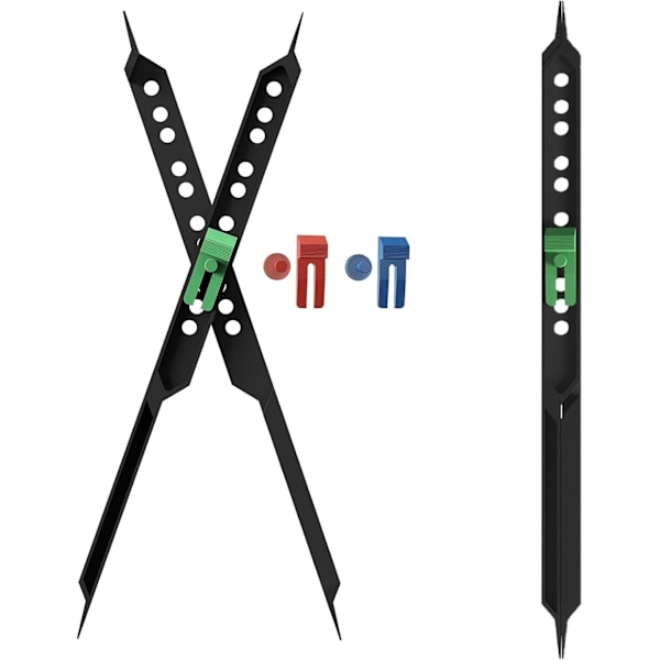 10\" Proporsjonal Divider, Proporsjonal Skala Divider Tegneverktøy for Kunstnere/Ingeniører/Tegning, Justerbar Plast