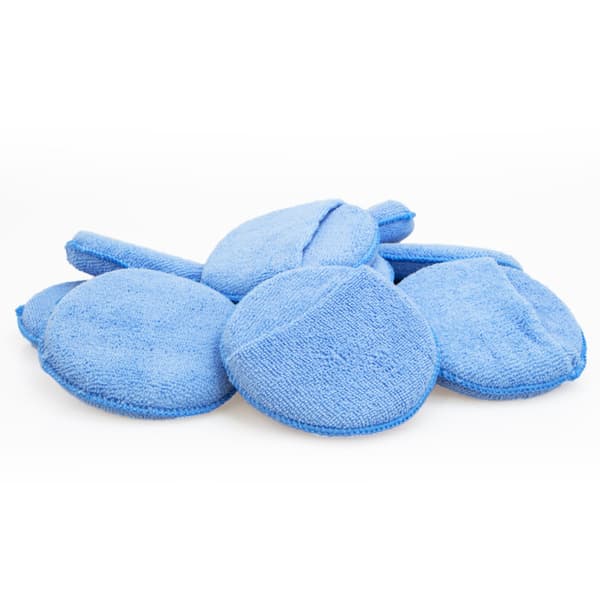 10 vaha-soveltamispehmustetta - mikrokuitu - sininen - 13 cm
