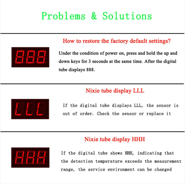 AC 110V-220V LED Digital Temperaturregulator til Inkubator Opvarmning