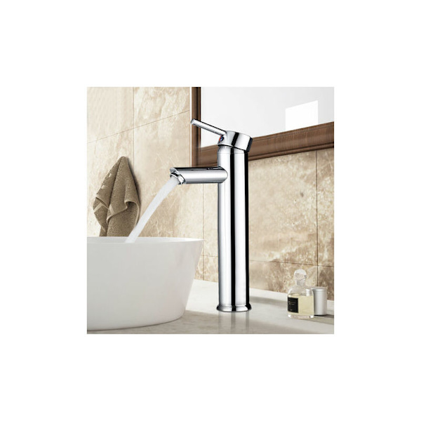 1 stk Sølv Design Vanity Mixer (296x105mm) Involvering Kran Ut